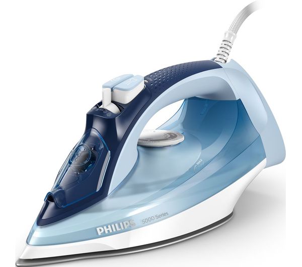 TieDex UK PHILIPS 5000 Series SteamGlide Plus DST5030/26 Steam Iron - Blue