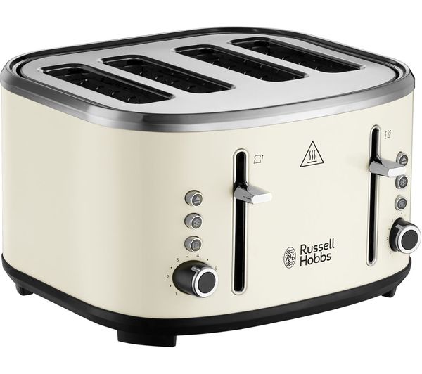 TieDex UK RUSSELL HOBBS Stylevia 26291 4-Slice Toaster - Cream