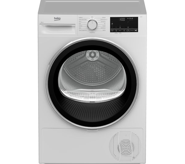 TieDex UK BEKO Pro B3T4911DW 9 kg Condenser Tumble Dryer - White