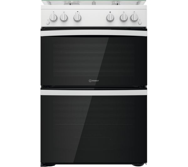 TieDex UK INDESIT ID67G0MCW 60 cm Gas Cooker - White