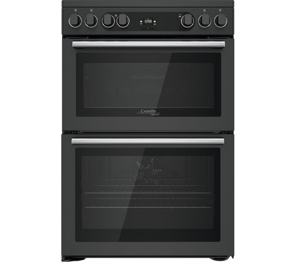 TieDex UK HOTPOINT Cannon Multiflow CD67V9H2CA 60 cm Electric Ceramic Cooker - Anthracite