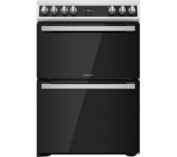 TieDex UK HOTPOINT Multiflow HDT67V9H2CW 60 cm Electric Ceramic Cooker - White