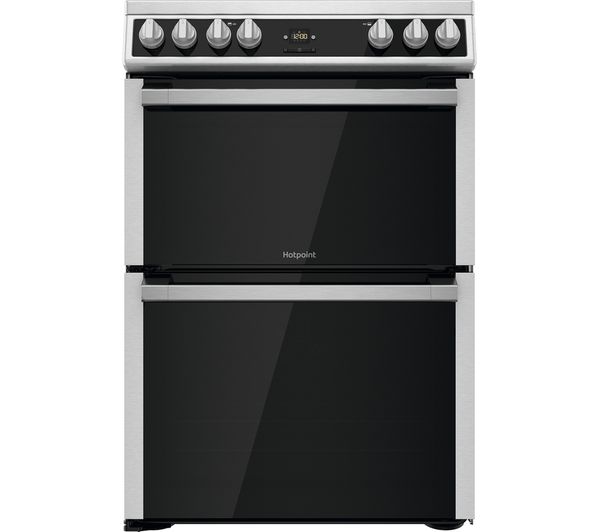 TieDex UK HOTPOINT Multiflow HDT67V9H2CX 60 cm Electric Ceramic Cooker - Inox