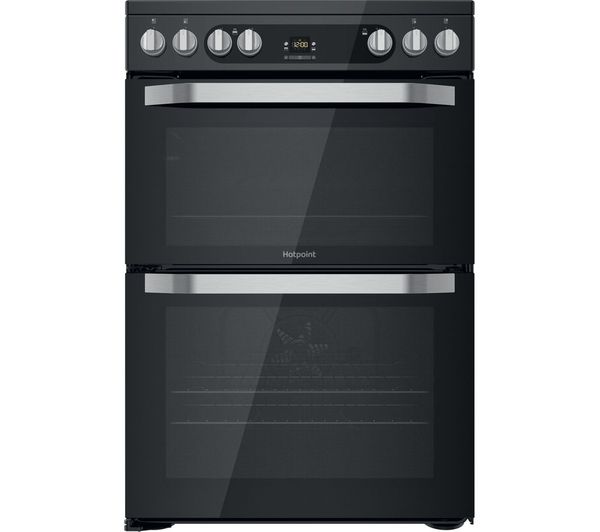 TieDex UK HOTPOINT HDM67V9HCX 60 cm Electric Ceramic Cooker - Black