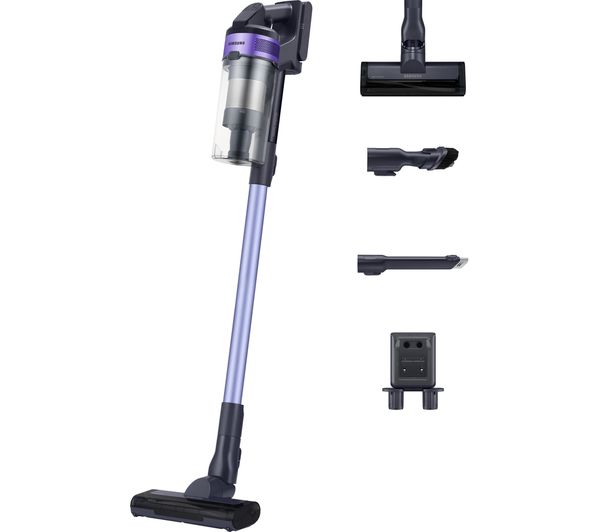 TieDex UK SAMSUNG Jet 60 Turbo Max 150 W Suction Power Cordless Vacuum Cleaner with Jet Fit Brush - Teal Violet & Cotta Black