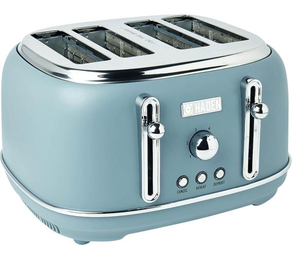 TieDex UK HADEN Highclere 197245 4-Slice Toaster - Blue