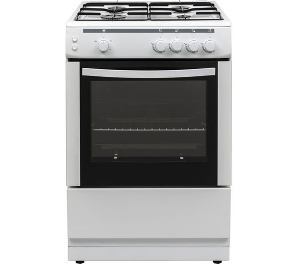 TieDex UK ESSENTIALS CFSG60W18 60 cm Gas Cooker - White