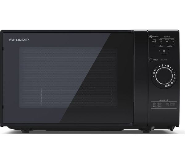 TieDex UK SHARP YC-GG02U-B Microwave with Grill - Black