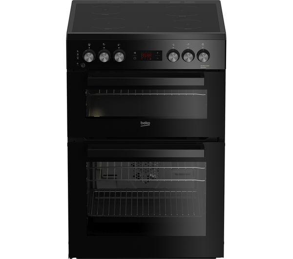 TieDex UK BEKO Pro KDCS663K 60 cm Electric Ceramic Cooker - Black