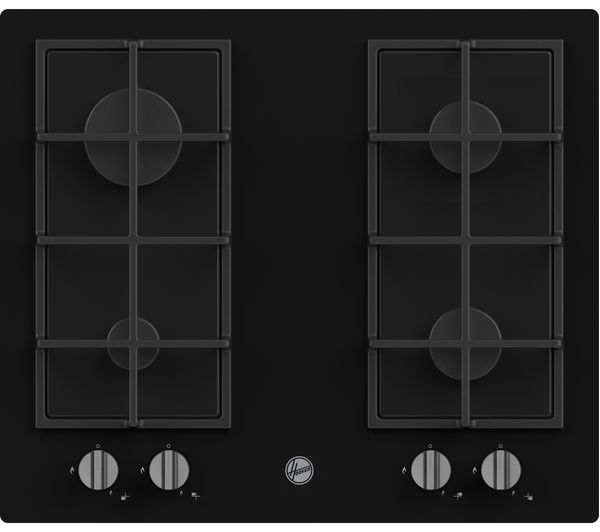 TieDex UK HOOVER HVG6K3B 60 cm Gas Hob - Black