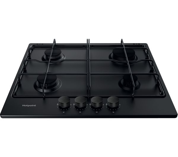 TieDex UK HOTPOINT PPH 60P F NB 55 cm Gas Hob - Anthracite