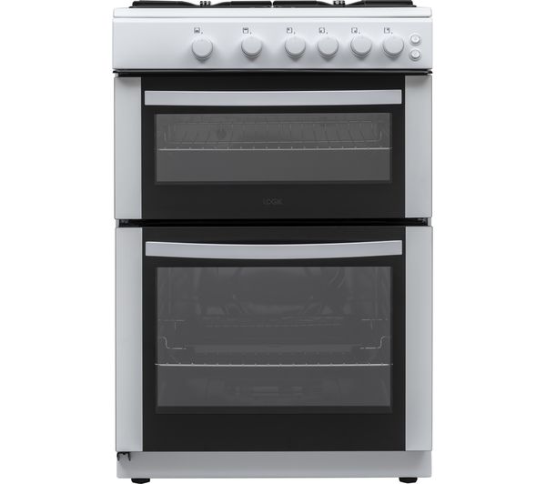 TieDex UK LOGIK LFTG60W22 60 cm Gas Cooker - White