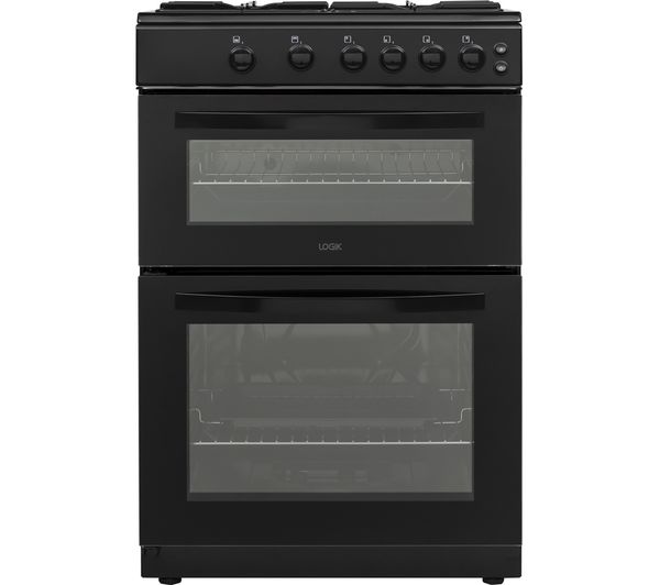 TieDex UK LOGIK LFTG60B22 60 cm Gas Cooker - Black