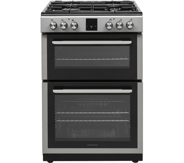 TieDex UK KENWOOD KDGC66S22 60 cm Dual Fuel Cooker - Silver