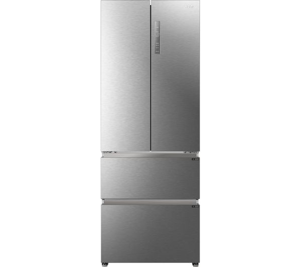 TieDex UK HAIER HFR5719ENMP Fridge Freezer - Platinum Inox