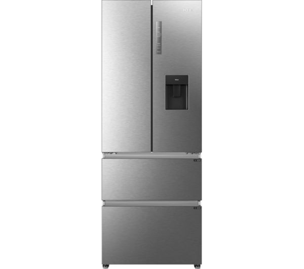 TieDex UK HAIER HFR5719EWMP Fridge Freezer - Platinum Inox