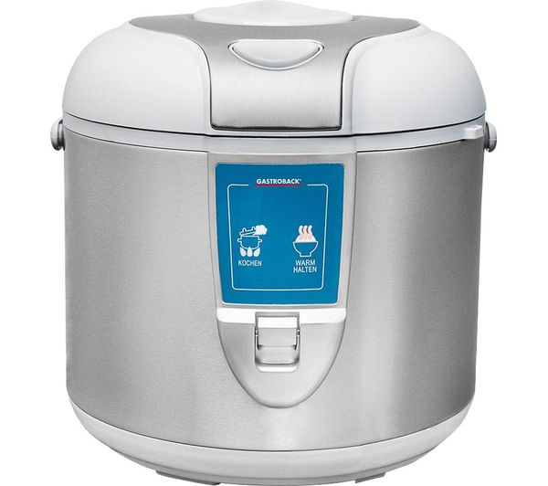 TieDex UK GASTROBACK Design Pro 62518 Rice Cooker - White & Grey