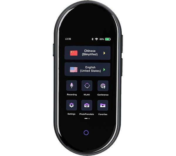 TieDex UK HIHO Lingo Plus Handheld Translator - Black