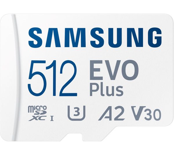 TieDex UK SAMSUNG EVO Plus Class 10 microSDXC Memory Card - 512 GB