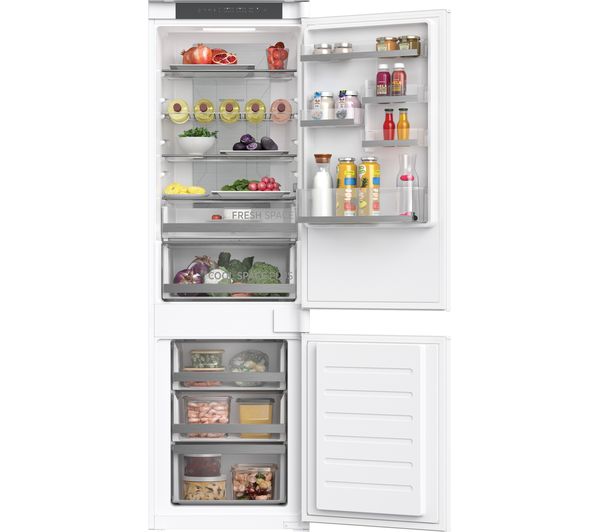 TieDex UK HOOVER HFTNF5518EW Integrated 70/30 Fridge Freezer - Sliding Hinge