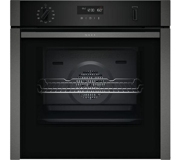 TieDex UK NEFF Slide&Hide N50 B6ACH7HG0B Electric Pyrolytic Oven - Graphite