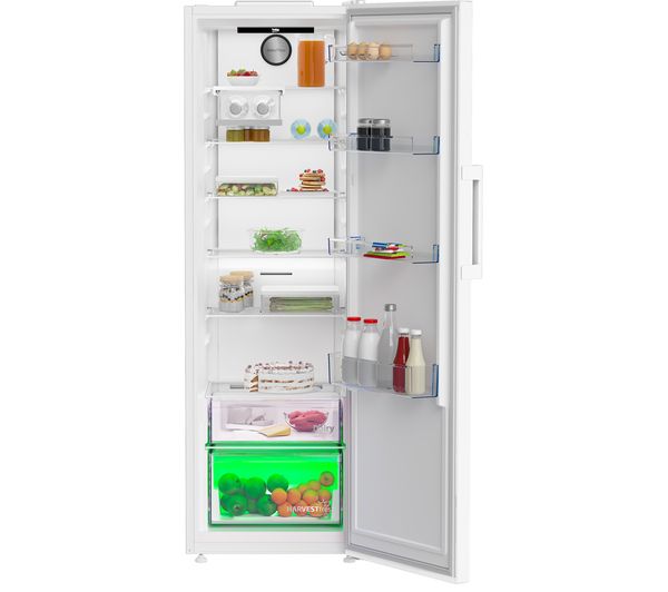 TieDex UK BEKO Pro HarvestFresh AeroFlow LNP4686LVW Tall Fridge - White