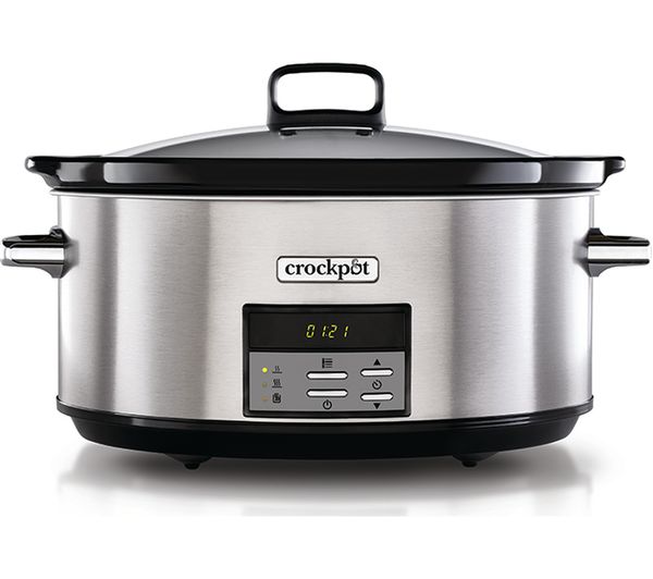 TieDex UK CROCK-POT CSC063 Slow Cooker - Stainless Steel