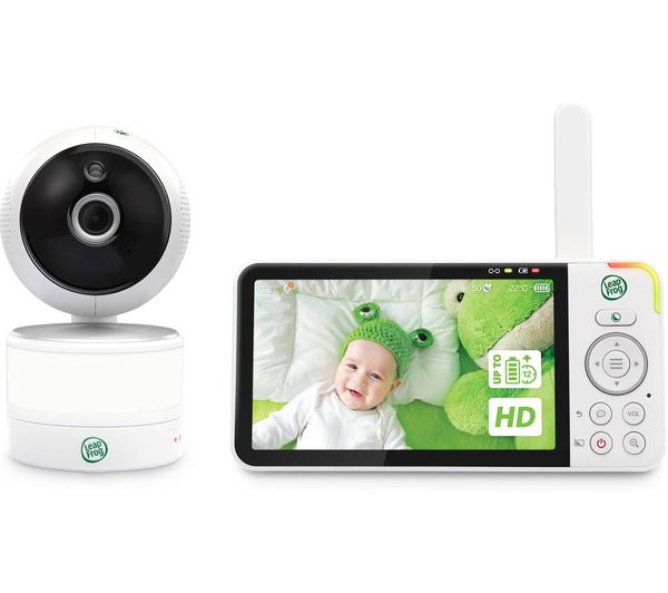 TieDex UK LEAPFROG LF915HD 5" HD Ready Pan & Tilt Video Baby Monitor - White