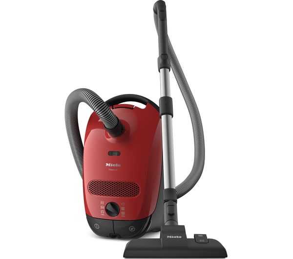 TieDex UK MIELE Classic C1 PowerLine Cylinder Bagged Vacuum Cleaner - Red