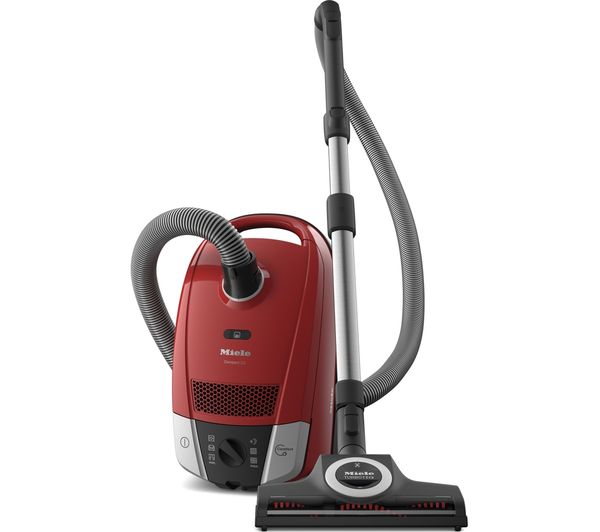 TieDex UK MIELE Compact C2 Cat & Dog Flex PowerLine Cylinder Bagged Vacuum Cleaner - Red