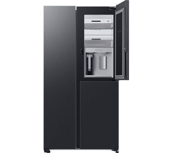 TieDex UK SAMSUNG Series 9 Beverage Center RH69B8931B1/EU American-Style Fridge Freezer - Black Stainless