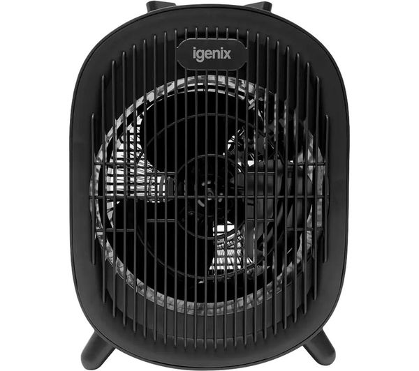 TieDex UK IGENIX IG9022 Portable Hot & Cool Fan Heater - Black