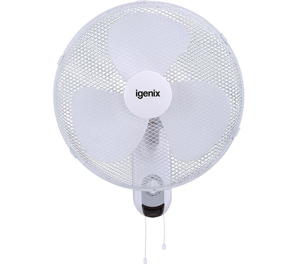 TieDex UK IGENIX DF1656 Wall Fan - White