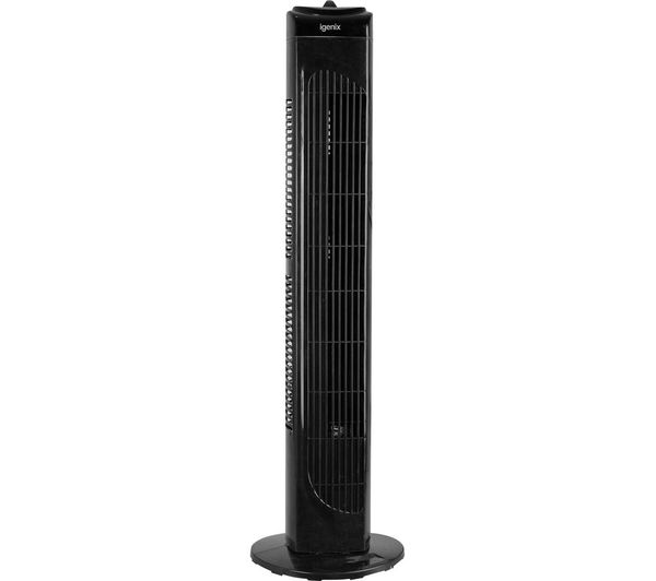 TieDex UK IGENIX DF0029BL Tower Fan - Black