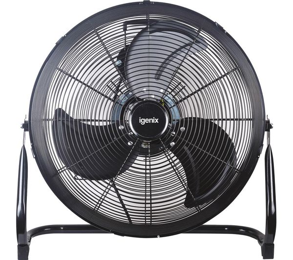 TieDex UK IGENIX DF1800BL Portable 18" Floor Fan - Black