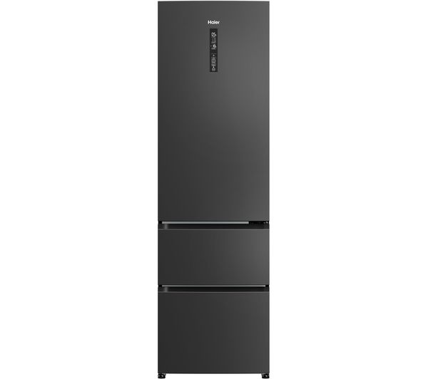 TieDex UK HAIER Series 3 HETR3619ENPB 60/40 Fridge Freezer - Slate Black