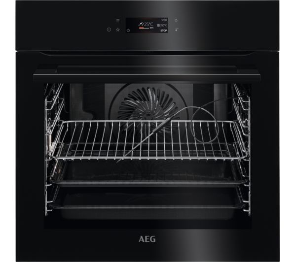 TieDex UK AEG BPK748380B Electric Pyrolytic Oven - Black