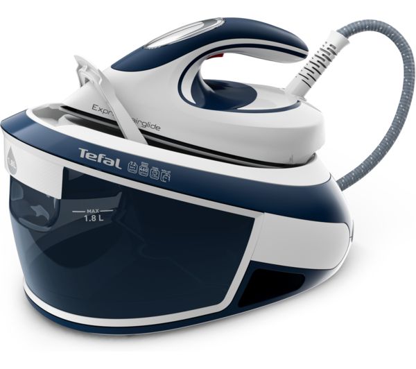 TieDex UK TEFAL Express Airglide SV8022 Steam Generator Iron - White & Blue