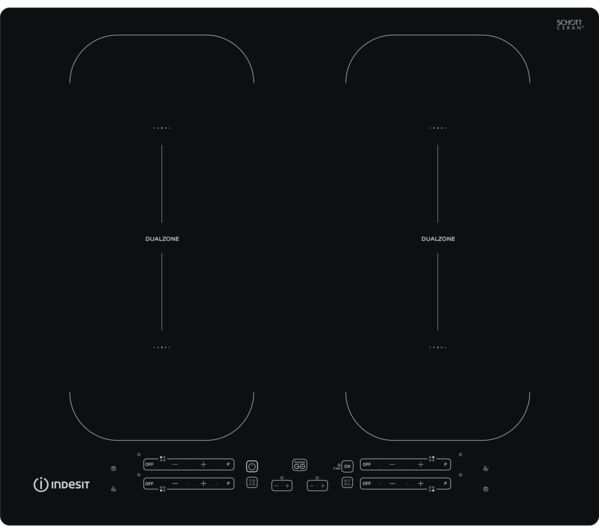 TieDex UK INDESIT Maxi Cook IB 88B60 NE 59 cm Electric Induction Hob - Black