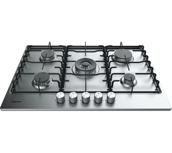 TieDex UK HOTPOINT PPH 75P DF IX UK 75 cm Gas Hob - Stainless Steel