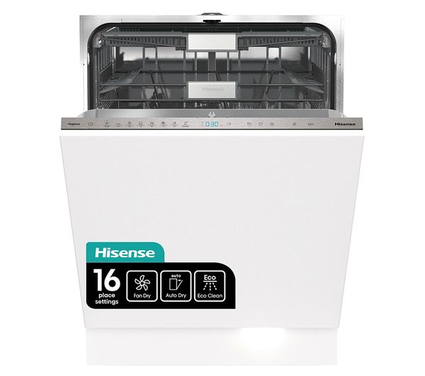 TieDex UK HISENSE HV693C60UK Full-size Fully Integrated WiFi-enabled Dishwasher