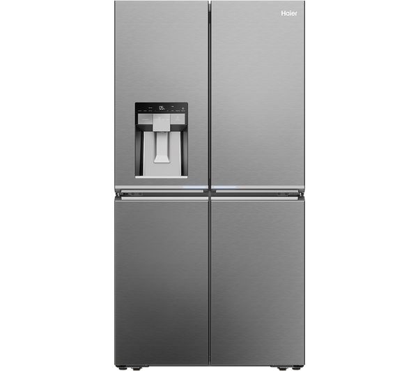 TieDex UK HAIER HCR7918EIMP Fridge Freezer - Platinum Inox