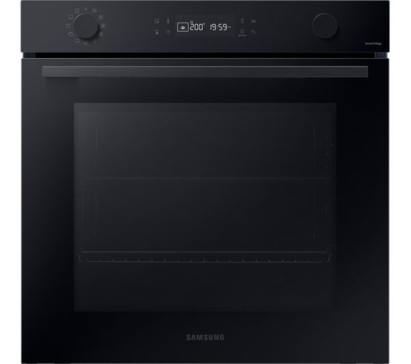 TieDex UK SAMSUNG Bespoke Series 4 NV7B41307AK/U4 Electric Pyrolytic Smart Oven - Black Glass