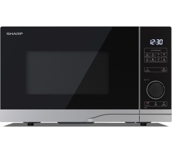 TieDex UK SHARP YC-PS254AU-S Solo Microwave - Silver