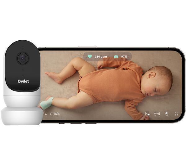 TieDex UK OWLET Cam 2 Smart HD Video Baby Monitor Camera - White