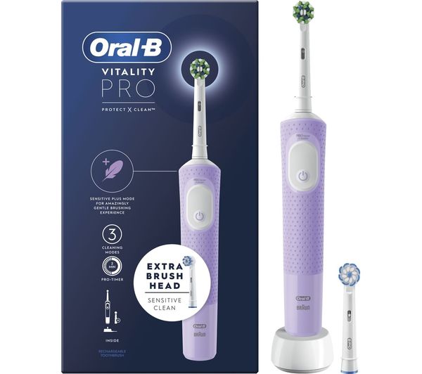 TieDex UK ORAL B Vitality Pro Electric Toothbrush - Lilac