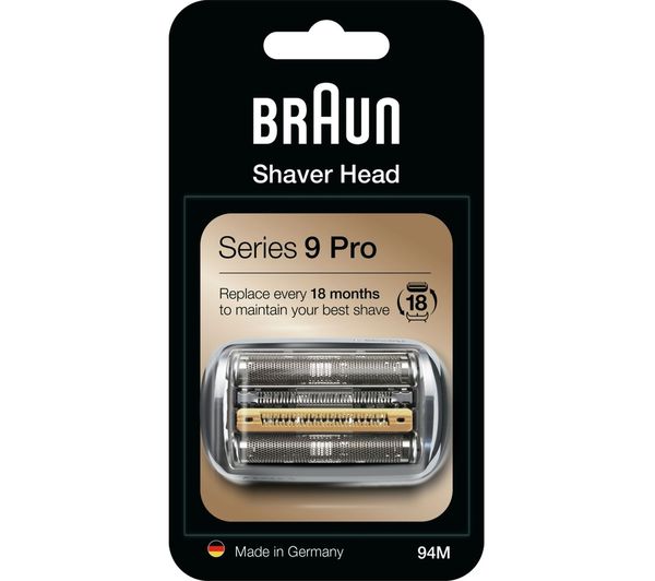 TieDex UK BRAUN Series 9 94M Electric Shaver Head Replacement - Silver