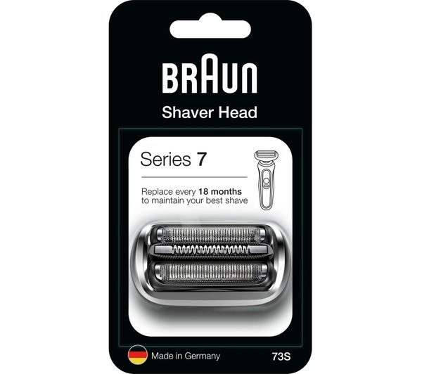 TieDex UK BRAUN Series 7 73S Electric Shaver Head Replacement - Silver