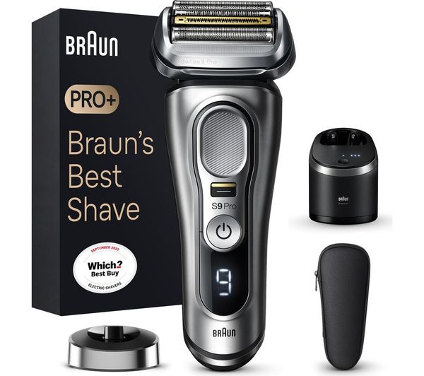 TieDex UK BRAUN Series 9 Pro 9417S Wet & Dry Foil Shaver - Silver