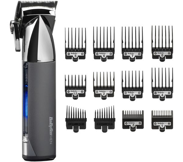 TieDex UK BABYLISS Super-X Metal Series Hair Clipper - Black & Silver